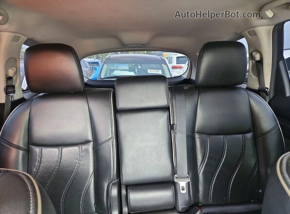 5N1DL0MM0HC512689 2017 INFINITI QX60 White Vista de los asientos traseros