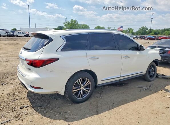 5N1DL0MM0HC512689 2017 INFINITI QX60 White Trasero derecho