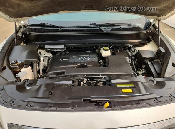 5N1DL0MM0HC519383 2017 INFINITI QX60 White Widok komory silnika