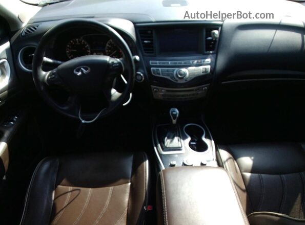 5N1DL0MM0HC522302 2017 INFINITI QX60 Black Dashboard view