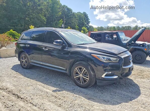 5N1DL0MM0HC522302 2017 INFINITI QX60 Black Front right
