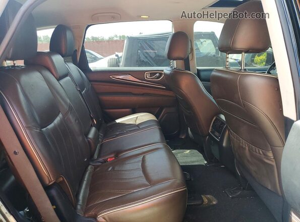 5N1DL0MM0HC522302 2017 INFINITI QX60 Black Rear interior view