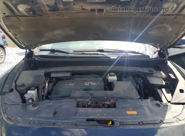 5N1DL0MM0HC522302 2017 INFINITI QX60 Black Engine compartment view
