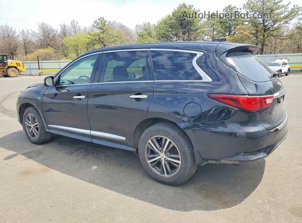 5N1DL0MM0HC544140 2017 INFINITI QX60 Black Rear left