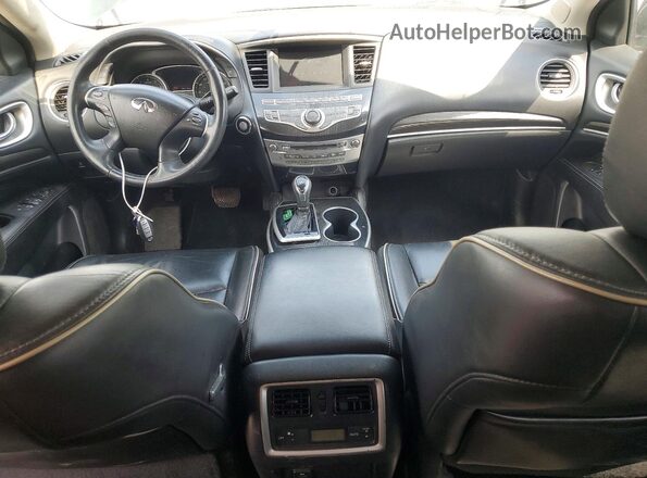 5N1DL0MM0HC544140 2017 INFINITI QX60 Black Dashboard view