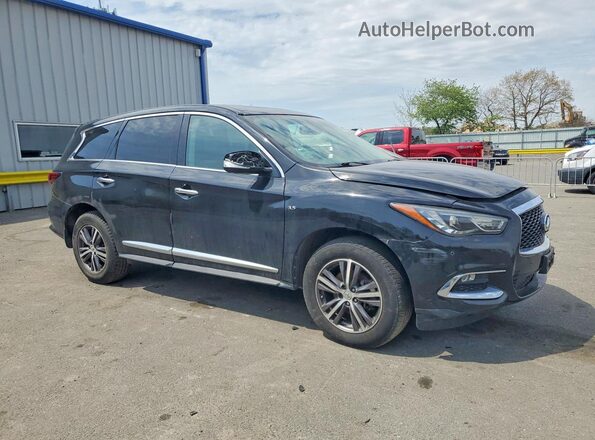 5N1DL0MM0HC544140 2017 INFINITI QX60 Black Front right