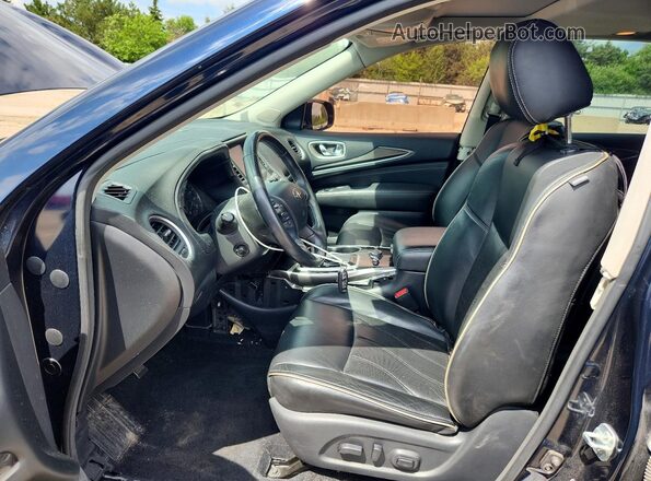 5N1DL0MM0HC549788 2017 INFINITI QX60 Blue Вид салону спереду