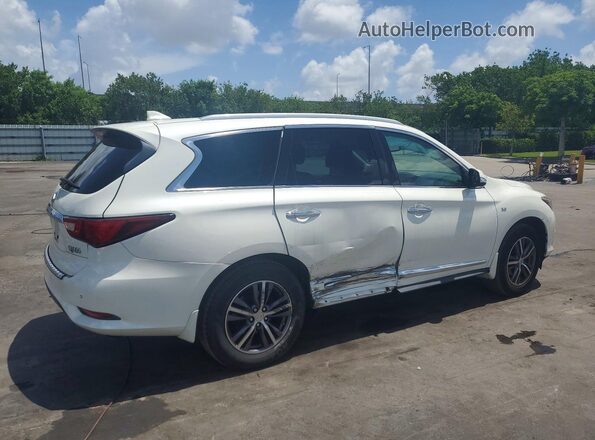 5N1DL0MM0JC512018 2018 INFINITI QX60 White Հետևի աջ