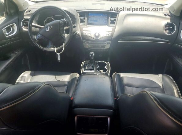 5N1DL0MM0JC512018 2018 INFINITI QX60 White Առջևի վահանակի տեսք