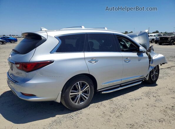 5N1DL0MM0JC526601 2018 INFINITI QX60 Silver Задня права чверть