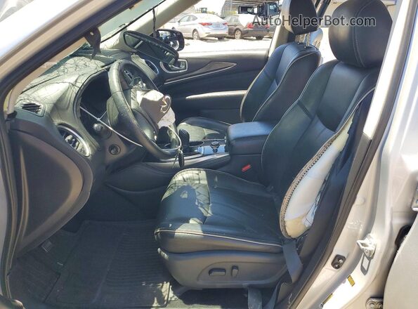 5N1DL0MM0JC526601 2018 INFINITI QX60 Silver Вид салону спереду