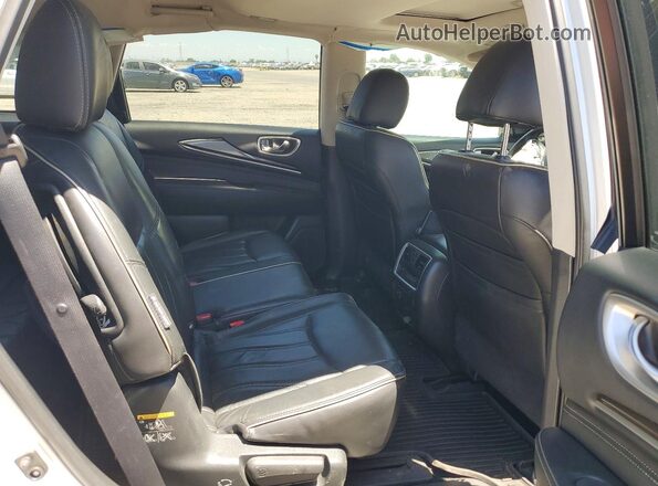 5N1DL0MM0JC526601 2018 INFINITI QX60 Silver Вид задніх сидінь