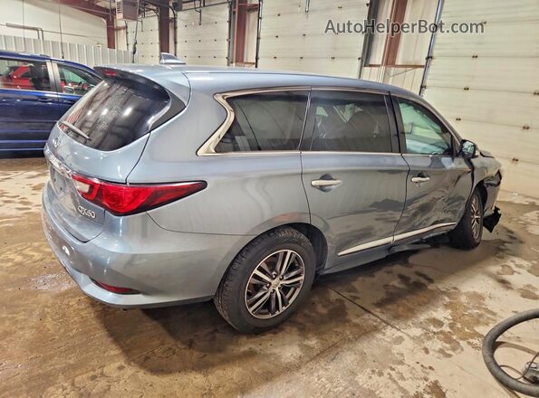 5N1DL0MM0JC534150 2018 INFINITI QX60 Серый Задняя правая четверть