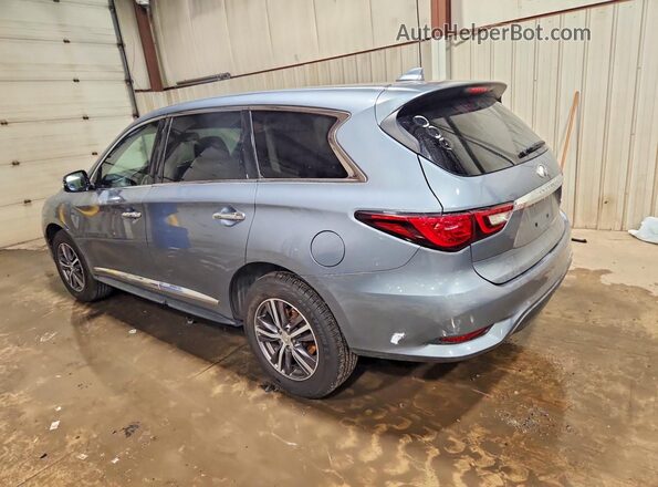 5N1DL0MM0JC534150 2018 INFINITI QX60 Серый Задняя левая четверть