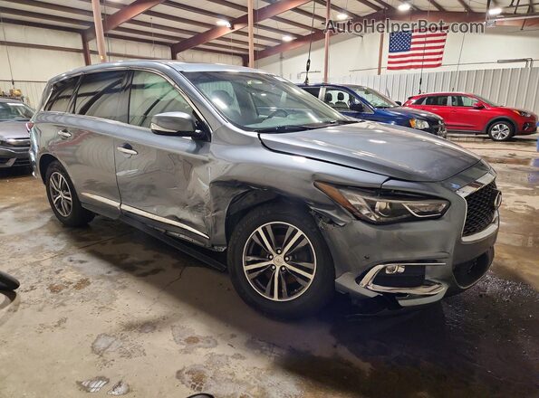 5N1DL0MM0JC534150 2018 INFINITI QX60 Серый Передняя правая четверть