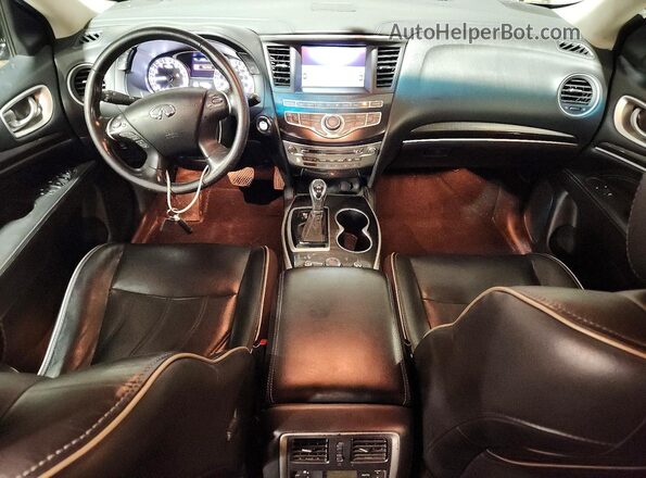 5N1DL0MM0JC534150 2018 INFINITI QX60 Серый Вид панели приборов