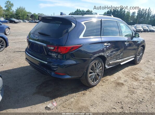 5N1DL0MM0KC503871 2019 INFINITI QX60 Blue Tył prawy