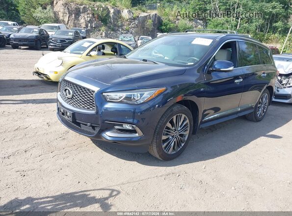 5N1DL0MM0KC503871 2019 INFINITI QX60 Blue Przód lewy