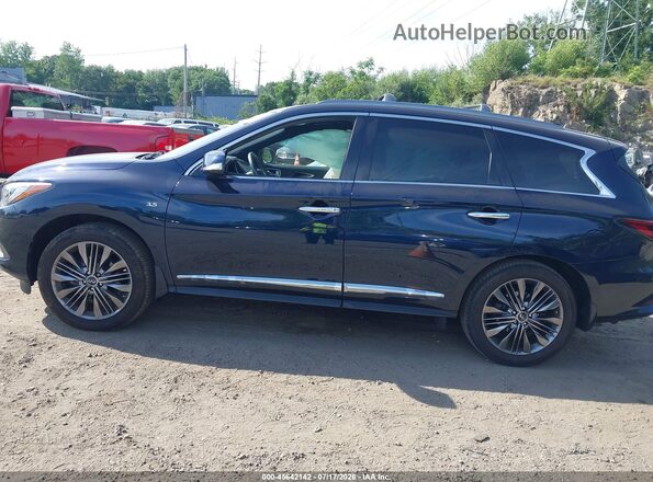 5N1DL0MM0KC503871 2019 INFINITI QX60 Blue Widok wnętrza 360 stopni