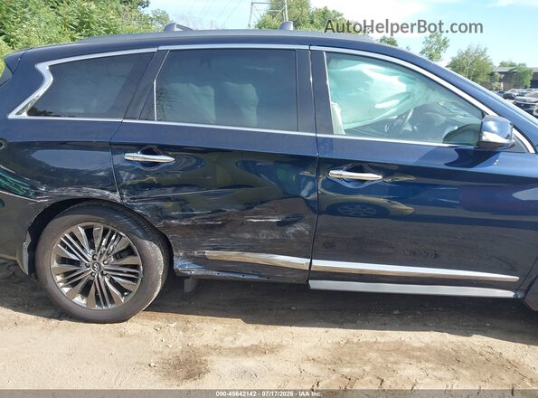5N1DL0MM0KC503871 2019 INFINITI QX60 Blue Widok wnętrza z tyłu
