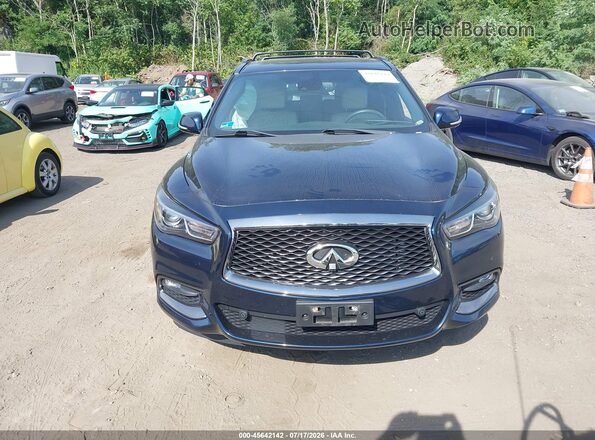 5N1DL0MM0KC503871 2019 INFINITI QX60 Blue Widok zestawu wskaźników