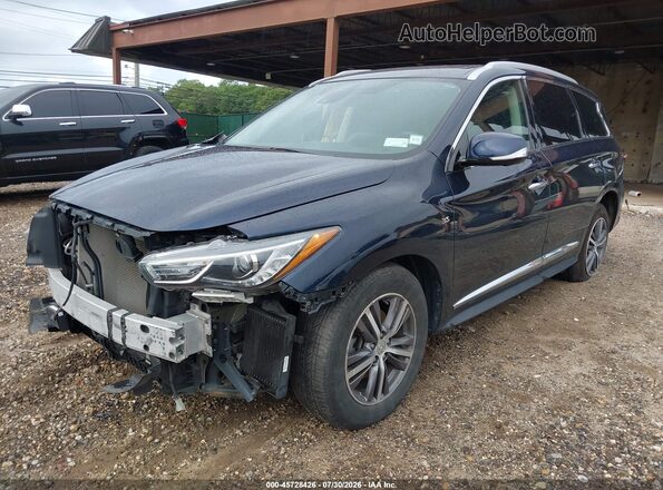 5N1DL0MM0KC553458 2019 INFINITI QX60 Dark Blue Передня ліва чверть