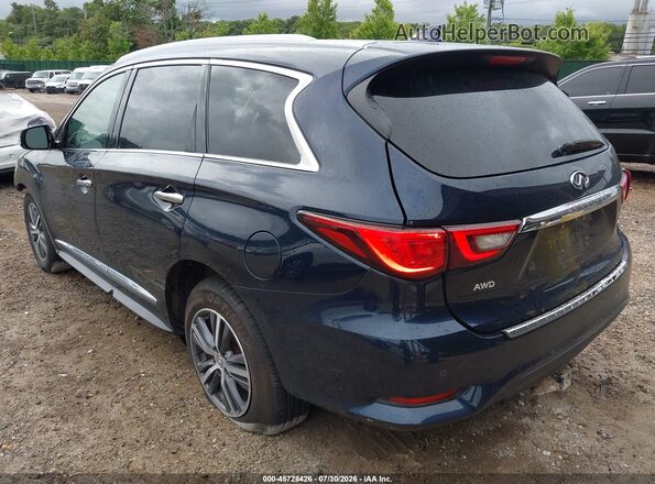 5N1DL0MM0KC553458 2019 INFINITI QX60 Dark Blue Задня ліва чверть