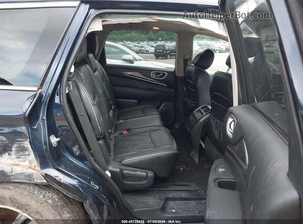 5N1DL0MM0KC553458 2019 INFINITI QX60 Dark Blue Вид наклейки з VIN-кодом