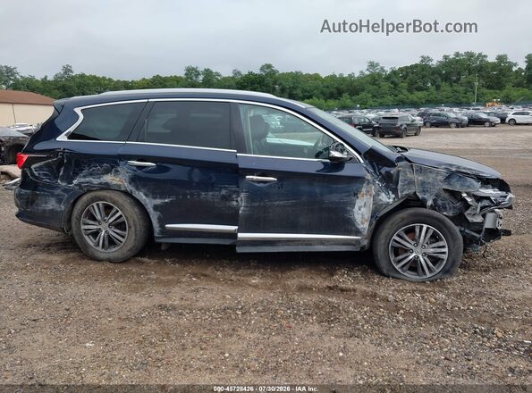 5N1DL0MM0KC553458 2019 INFINITI QX60 Dark Blue Панорамний вид салону 360°
