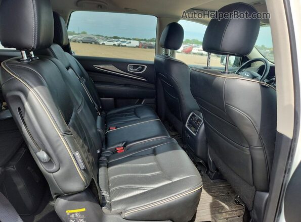 5N1DL0MM0LC509722 2020 INFINITI QX60 White Widok tylnych siedzeń