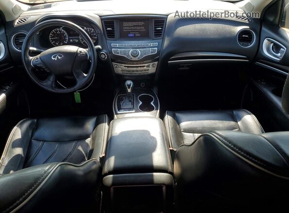 5N1DL0MM1HC515262 2017 INFINITI QX60 Gray Widok deski rozdzielczej