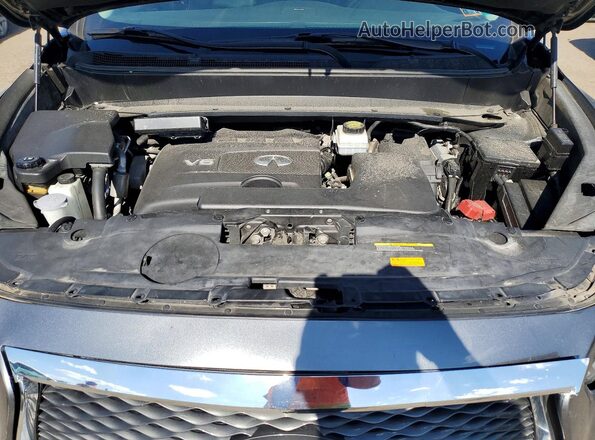 5N1DL0MM1HC515262 2017 INFINITI QX60 Gray Widok wnętrza z tyłu
