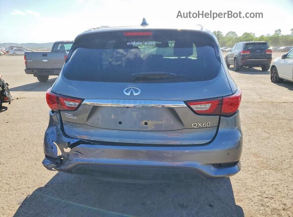 5N1DL0MM1HC515262 2017 INFINITI QX60 Gray Widok z tyłu