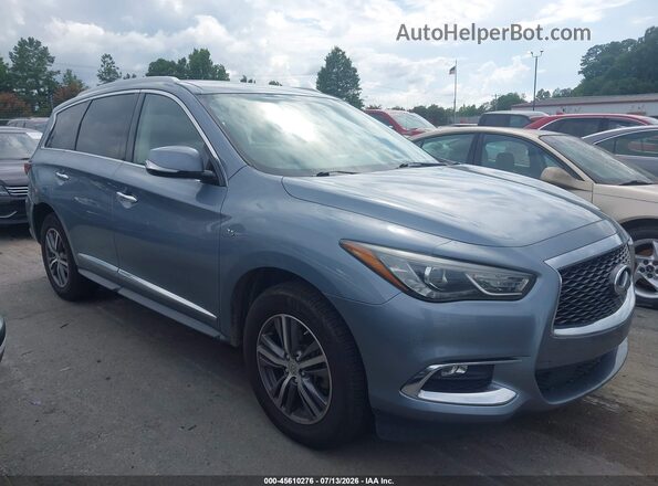5N1DL0MM1HC516136 2017 INFINITI QX60 Gray Вид задньої частини салону