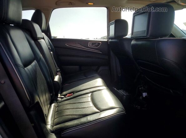 5N1DL0MM1HC549914 2017 INFINITI QX60 Gray Rear seats view