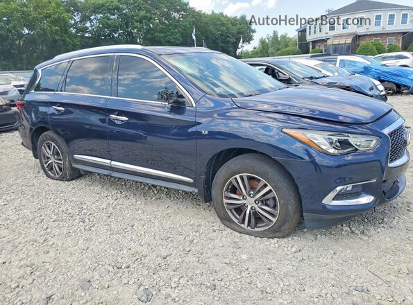 5N1DL0MM1JC522847 2018 INFINITI QX60 Blue Delantero derecho