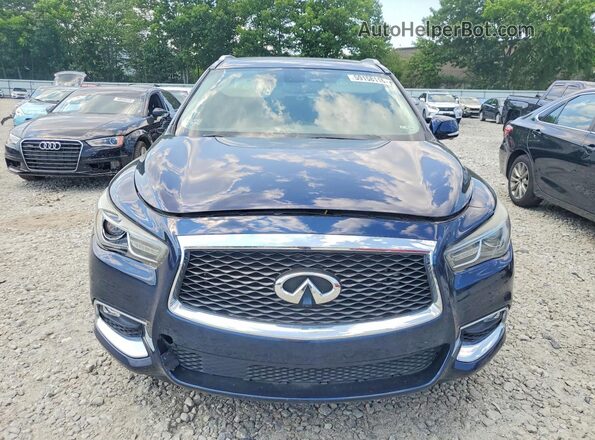 5N1DL0MM1JC522847 2018 INFINITI QX60 Blue Vista frontal
