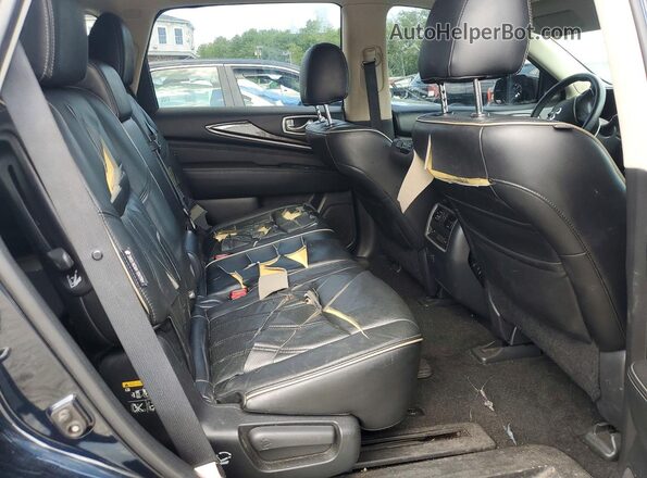 5N1DL0MM1JC522847 2018 INFINITI QX60 Blue Vista interior trasera