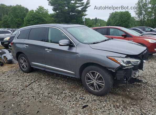 5N1DL0MM1JC524453 2018 INFINITI QX60 Gray Delantero derecho