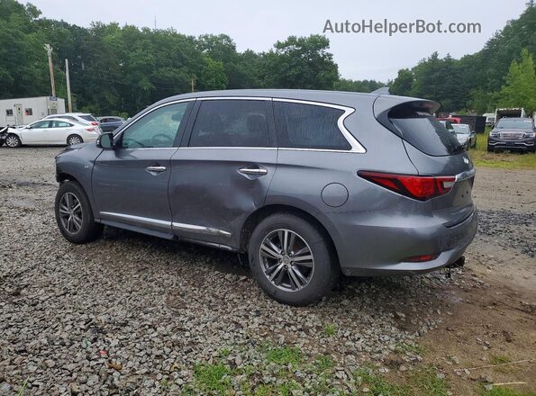 5N1DL0MM1JC524453 2018 INFINITI QX60 Gray Trasero izquierdo