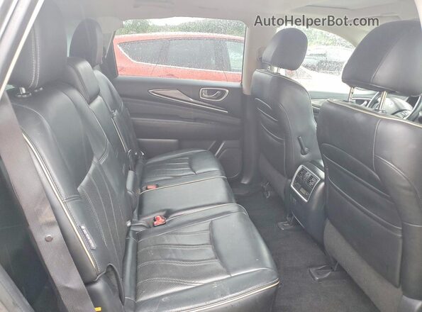 5N1DL0MM1JC524453 2018 INFINITI QX60 Gray Vista interior trasera