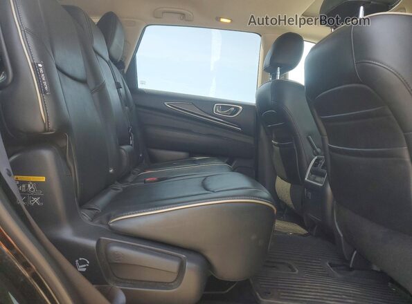 5N1DL0MM1KC512241 2019 INFINITI QX60 Black Widok wnętrza z tyłu