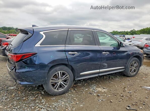 5N1DL0MM1KC517410 2019 INFINITI QX60 Blue Rear right