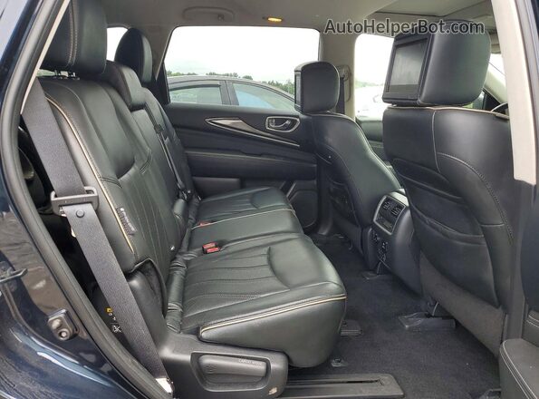 5N1DL0MM1KC517410 2019 INFINITI QX60 Blue Rear interior view