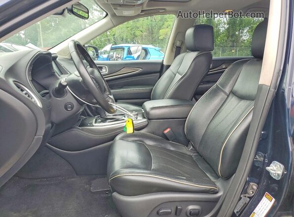5N1DL0MM1KC517410 2019 INFINITI QX60 Blue Front interior view