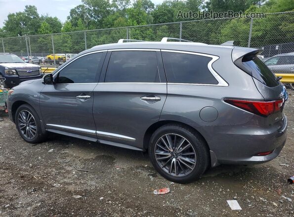 5N1DL0MM1KC522638 2019 INFINITI QX60 Charcoal Trasero izquierdo