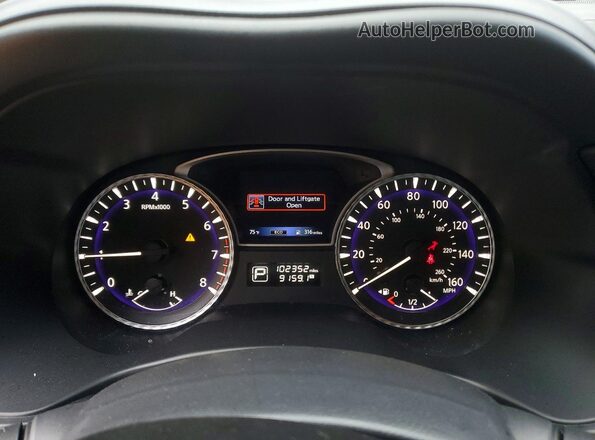 5N1DL0MM1KC522638 2019 INFINITI QX60 Charcoal Vista del cuadro de instrumentos