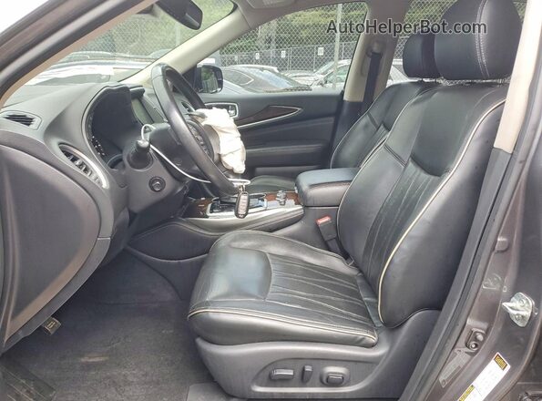 5N1DL0MM1KC522638 2019 INFINITI QX60 Charcoal Vista interior delantera