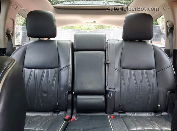 5N1DL0MM1KC522638 2019 INFINITI QX60 Charcoal Vista de los asientos traseros