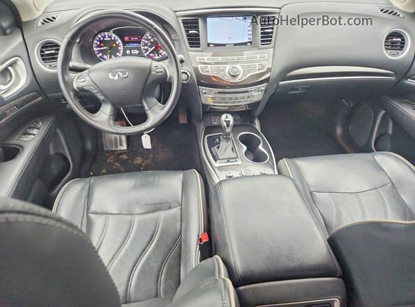 5N1DL0MM1KC530108 2019 INFINITI QX60 Blue Dashboard view